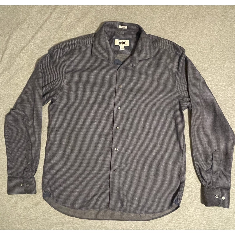Joseph Abboud Non-Iron Men’s Shirt Size XL Classic Fit in Blue- Gray Comfortable